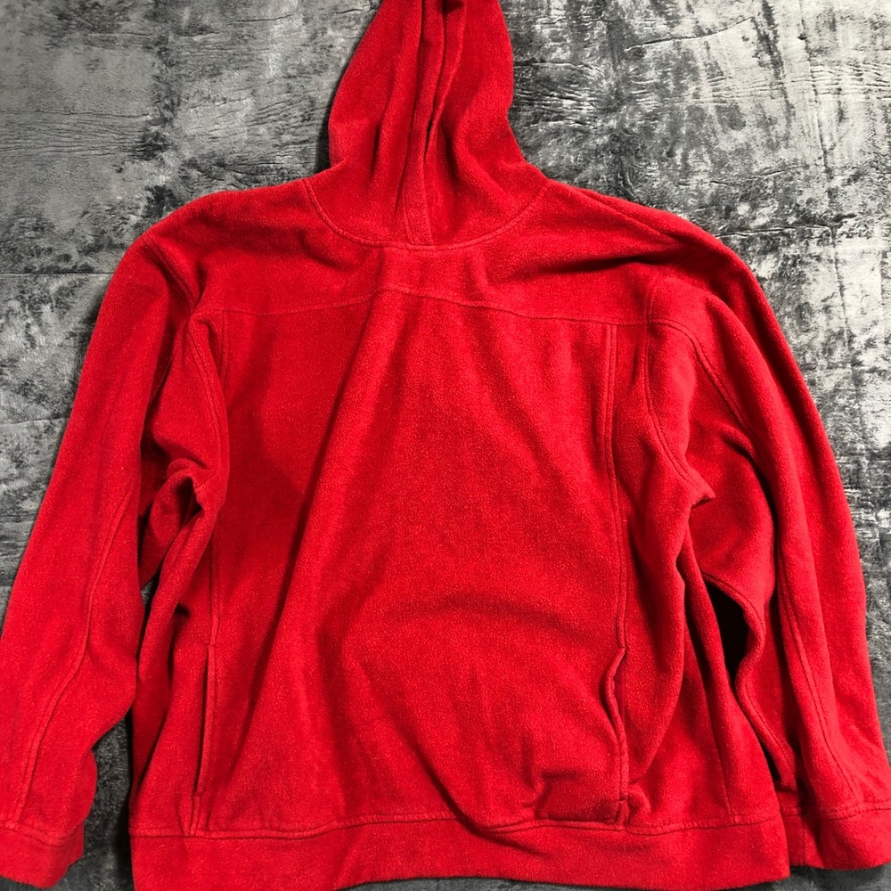 Steve & Barrys Mens XXXL Red‎ Fleece Hoodie Pullover Oversized